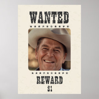 Poster para Desejado - Recompensa $1 - Estilo Vint