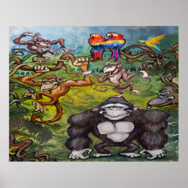 Poster para Empresas Macacos