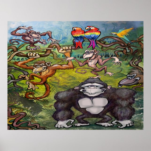 Poster para Empresas Macacos (Frente)