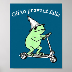 Poster Para Enfermeira de Apoio à Prevenção de Quedas