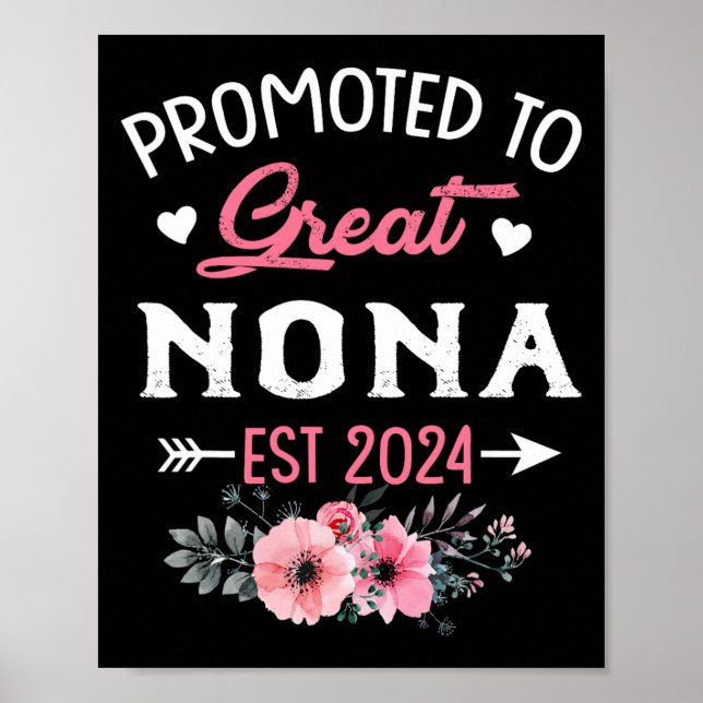 Poster Para Excelente Nona Est 2024 Flor (Frente)