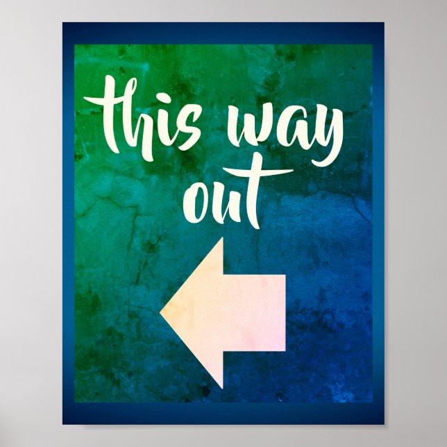 poster para fora (seta para a esquerda) (Frente)