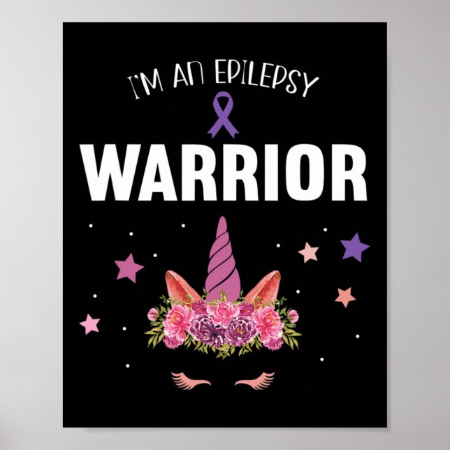 Poster Para Guerreiro da Fita Roxa e Apoiadores - Epileps (Frente)