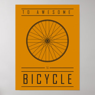 Poster Para Incrível, Para Bicicleta