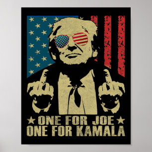 Poster Para Joe One For Kamala Funny Trump 2024