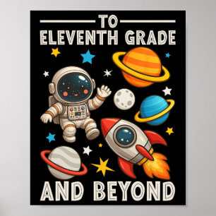 Poster Para Júnior E Além Astronauta Engraçado De Volta à