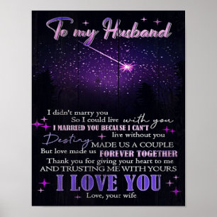 Poster Para Meu Amor Meu Marido   Oferta de cotações em
