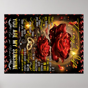Poster Para Minha Esposa Presente, Presente De Casal, Pre