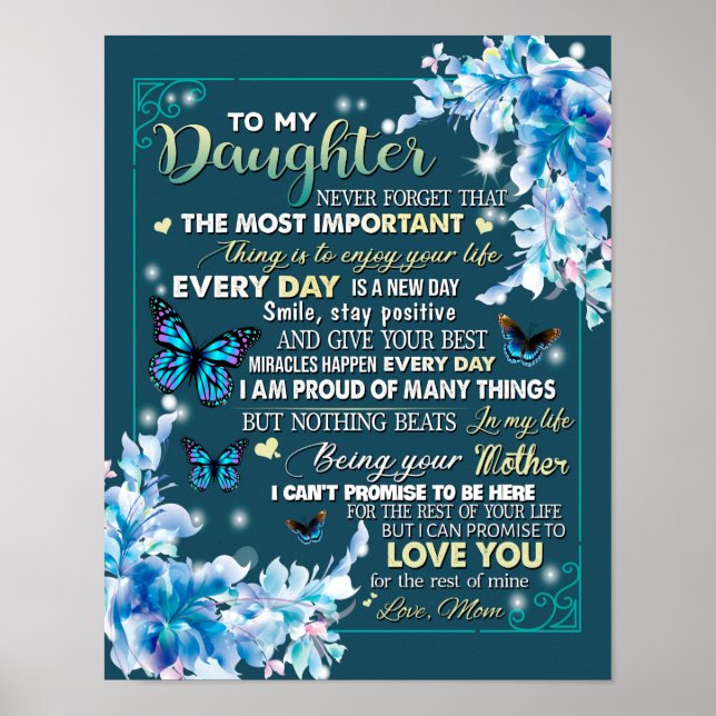 Poster Para Minha Mãe Presente, Filha E Mãe, Amantes De B (Frente)