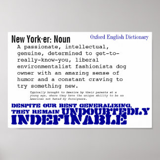 Poster para New Yorker