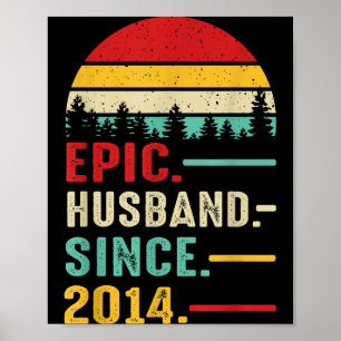 Poster Para o 11º Aniversário de Casamento Dele Épico