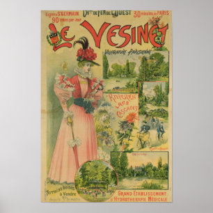 Poster para o Chemins de Fer da Le Vesinet
