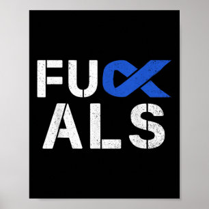 Poster Para o esquadrão de suporte de fita azul Mês de Se