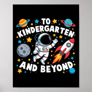 Poster Para o jardim de infância e além Astronauta De Vol