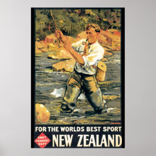 Poster Para o melhor esporte Nova Zelândia do mundo
