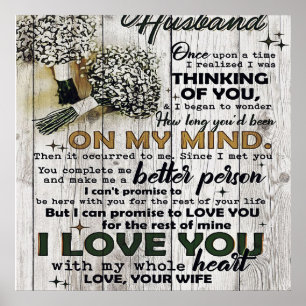 Poster Para o meu marido Ao Meu Marido Citações De A