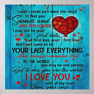 Poster Para o meu marido Design   Citações De Amor Para