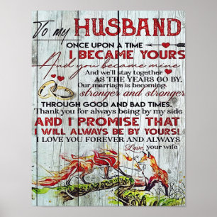 Poster Para o meu marido presente Carta Para Ele