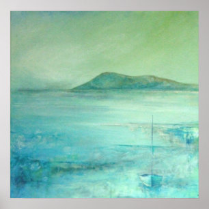 Poster Para o monte de Samson, ilhas de Scilly