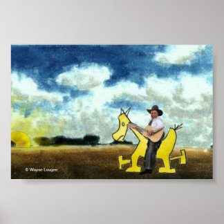 Pôster Para o pôr do sol