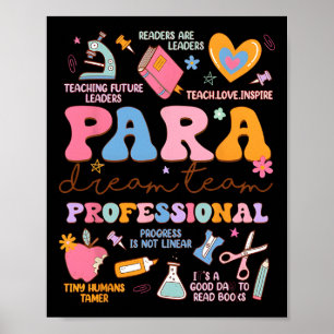 Poster Para o primeiro dia de volta ao Dream Team Parapro