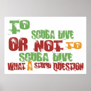 Poster Para o Scuba Dive