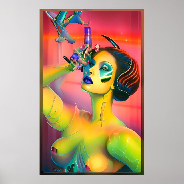 Poster Para o Surrealismo da Science Ken Gage (Frente)