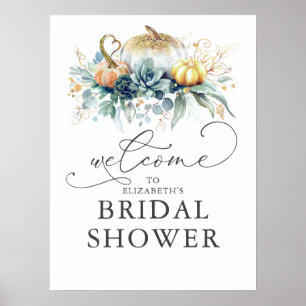 Poster Para qualquer festa - Abóboras e Sucultos Bem-Vin