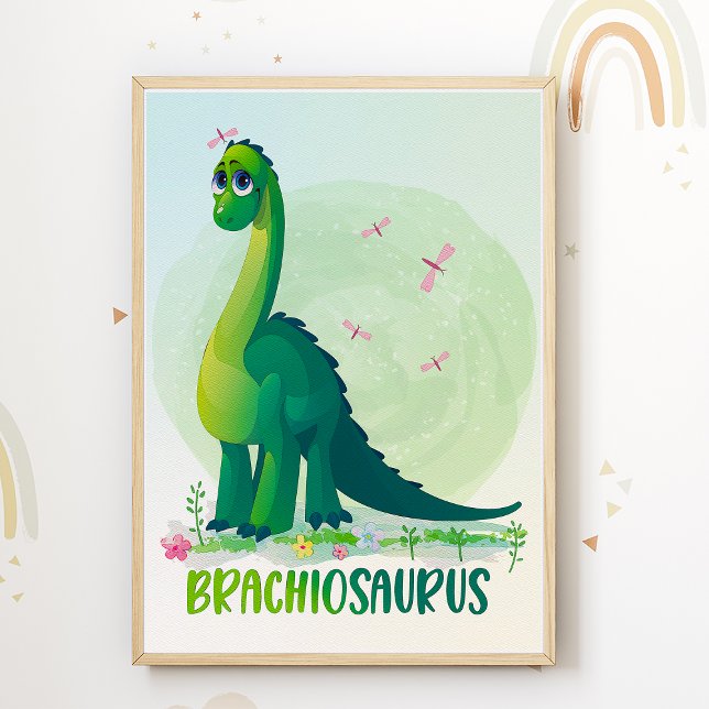 Pôster para Quarto Infantil Brachiosaurus Impressã (Criador carregado)