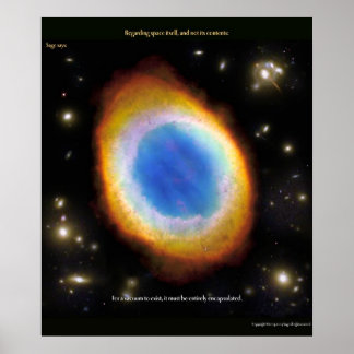 Pôster Para que exista um vácuo..