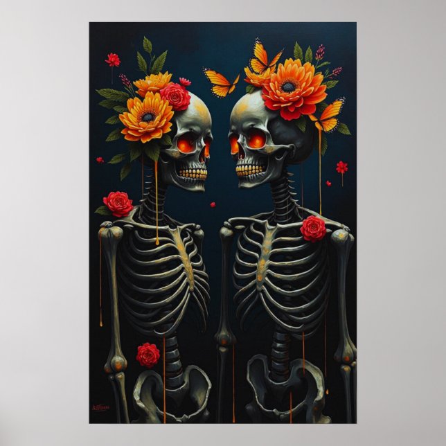 Poster Para sempre em Bloom: Skeleton amadurece com Alma  (Frente)