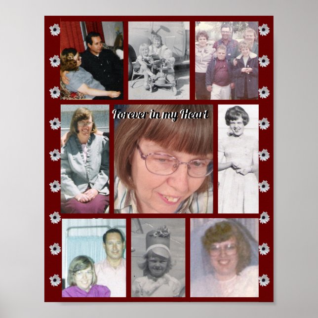 Poster Para Sempre no Meu Coração Nove Foto Margarida Ver (Frente)