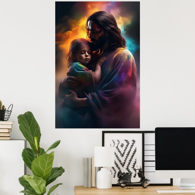Poster Para Sempre Segurado Em Seu Amor (Escritório em casa)