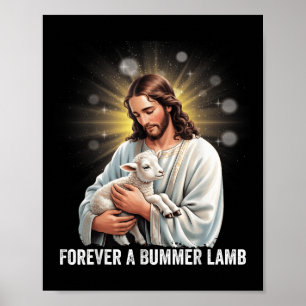 Poster Para Sempre Um Cordeiro Triste, Cordeiro Jesus Art