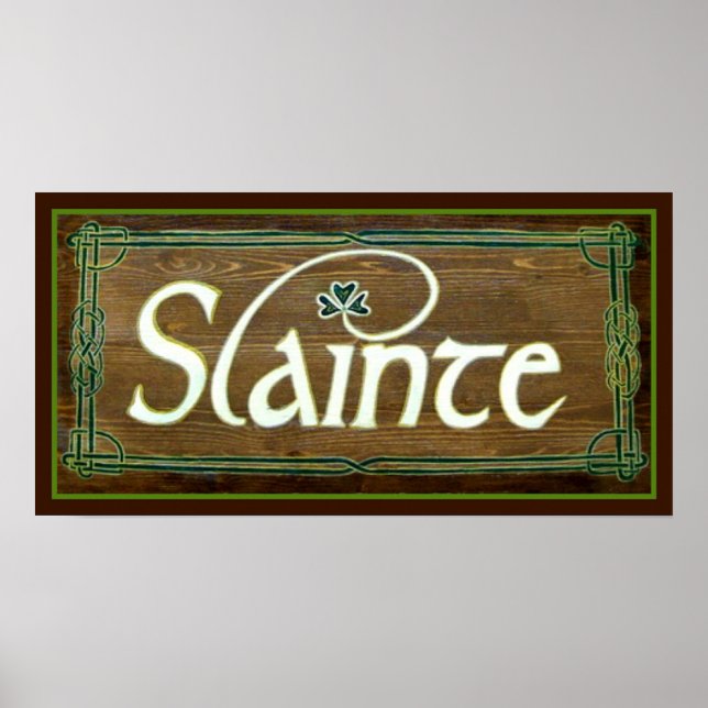 Pôster Para Sua Rua Feliz Da Saúde. Dia Dos Patricks! (Frente)