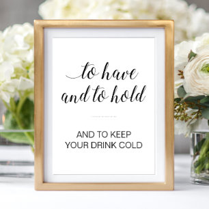 Poster Para Ter E Para Manter O Sinal Do Titular Da Bebid