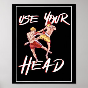 Poster Para Thaiboxer Lethwei Muay Thai Artes Marciais Mm