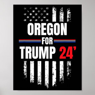 Poster Para Trump 2024 American Flag