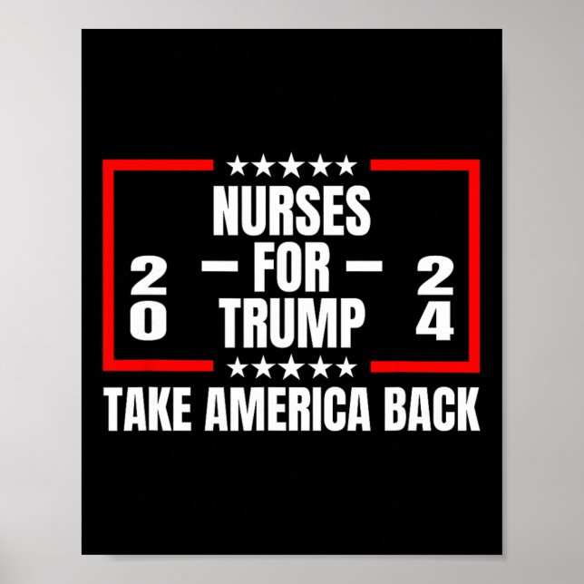 Poster Para Trump 2024 Devolva a América  (Frente)