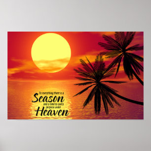 Poster Para Tudo Que Há Há Uma Época (Eclesiastes 3:1)