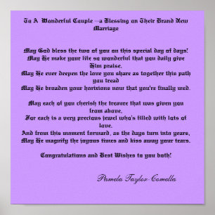 Pôster Para um Casal maravilhoso