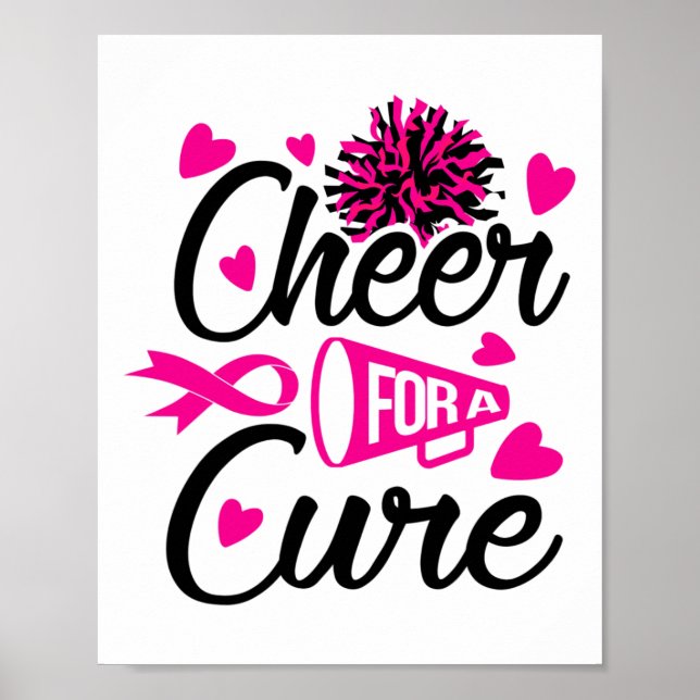 Poster Para Uma Consciência Do Cancer Da Mama (Frente)