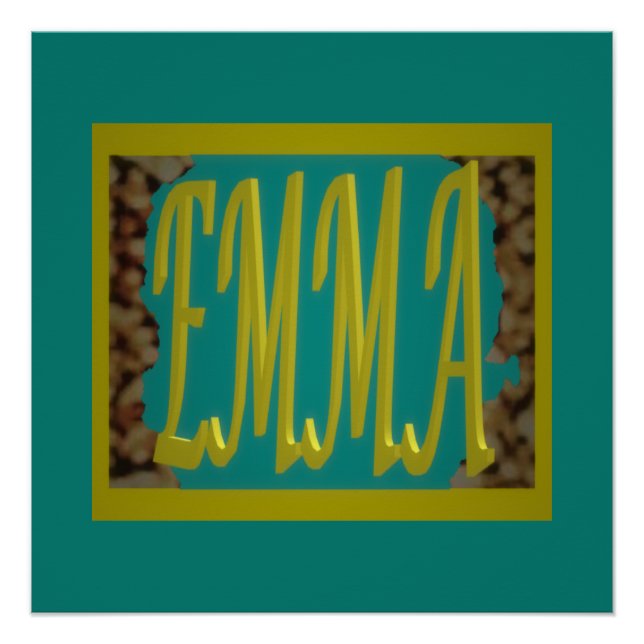 PÔSTER PARA UMA GAROTA CHAMADA EMMA MARINE BLUE PEBBLBLBL (Frente)