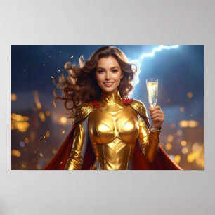 Poster Parabéns de aniversário ou aniversário