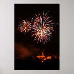 Pôster Parabéns EUA