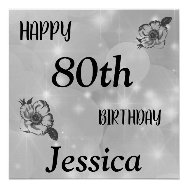 Pôster Parabéns pela cinza de prata (Frente)