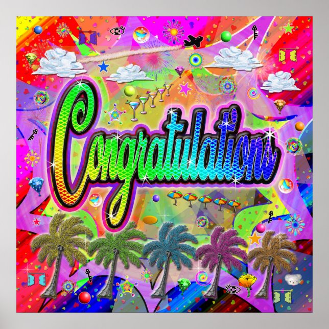 Poster Parabéns ~ Vista Express (Frente)