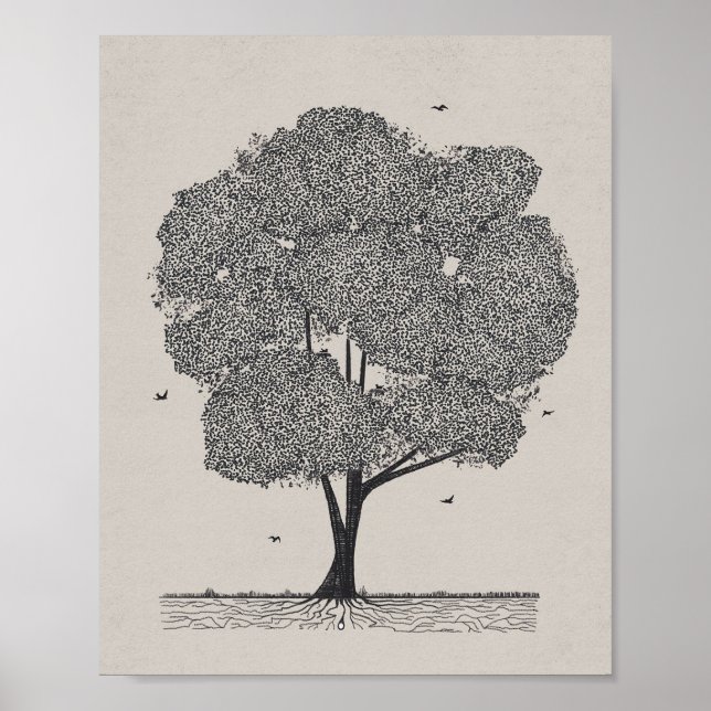 Poster Parábola das Sementes de Mostarda - Reino do Céu (Frente)