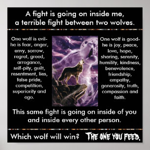 Pôster Parábola Indiana: Dois Lobos