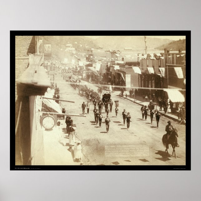 Pôster Parada Celebrando Prata Dourada de Deadwood SD 188 (Frente)